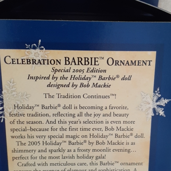 Hallmark Celebration Barbie, 2005. - Picture 6 of 8